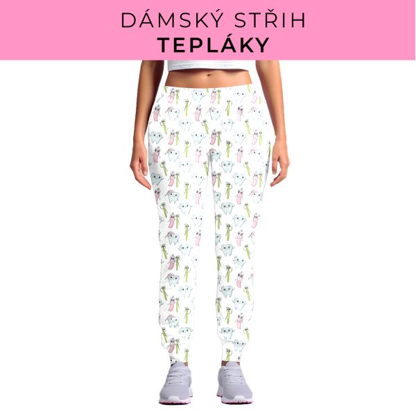DÁMSKÝ střih - tepláky