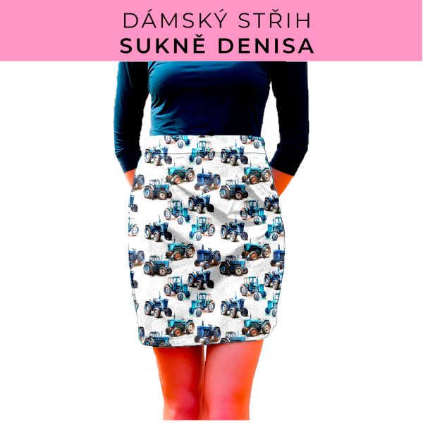 Dámský střih - Dámská sukně Denisa