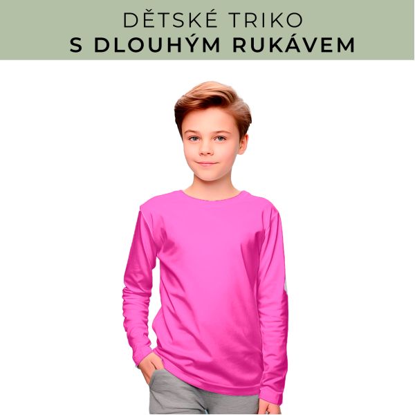 DĚTSKÝ střih - triko dlouhý rukáv