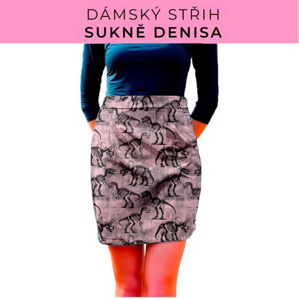 Dámský střih - Dámská sukně Denisa