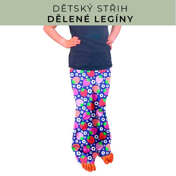 Dětský střih - Dělené legíny