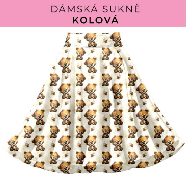 DÁMSKÝ střih - Kolová sukně