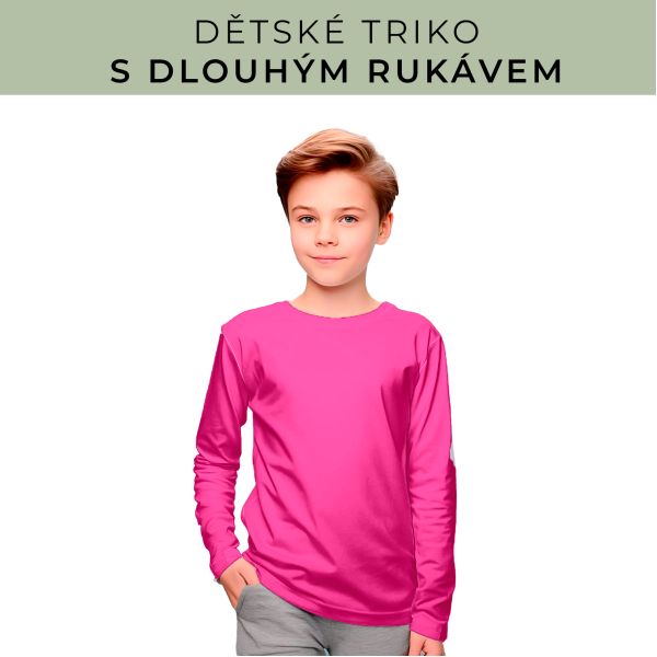 DĚTSKÝ střih - triko dlouhý rukáv