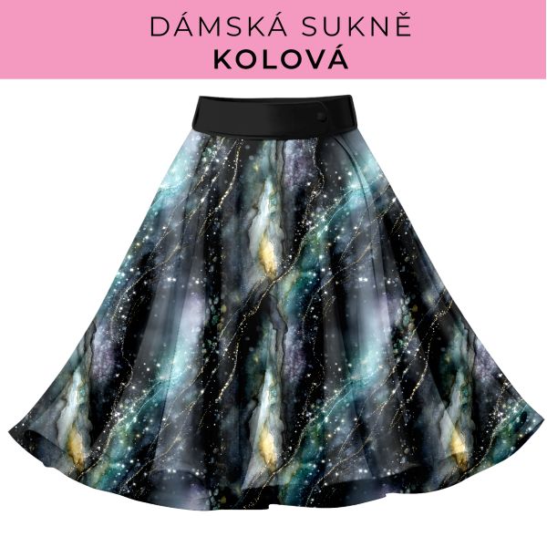 DÁMSKÝ střih - Kolová sukně