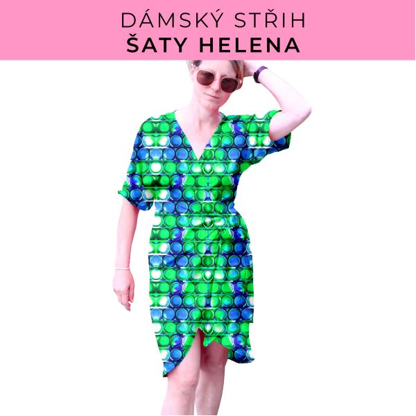 Dámský střih na šaty  Helena