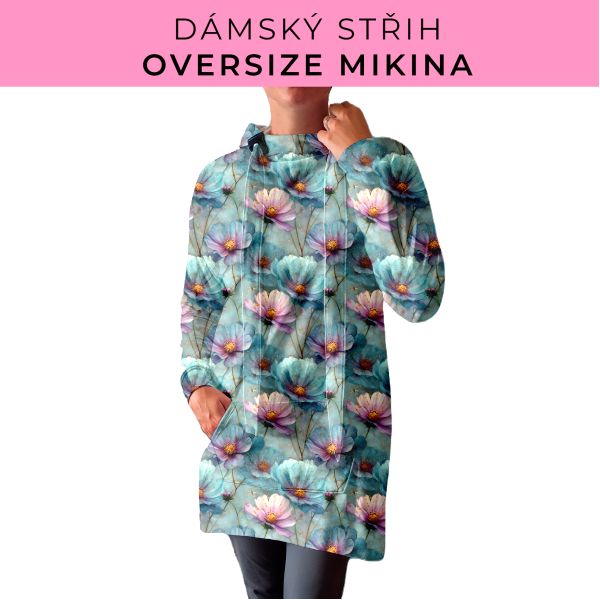DÁMSKÝ střih - Oversize mikina