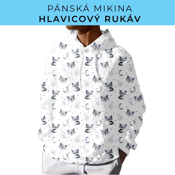 PÁNSKÝ střih - mikina s kapucí