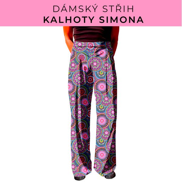 Dámský střih - kalhoty Simona