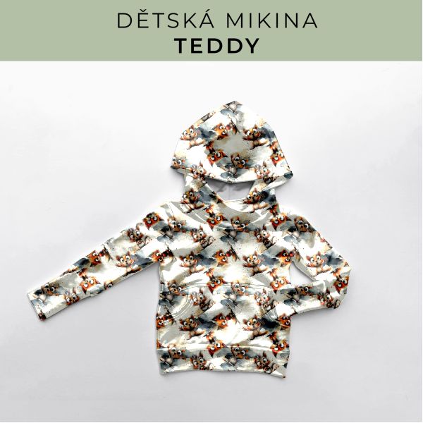 DĚTSKÝ střih - Mikina Teddy