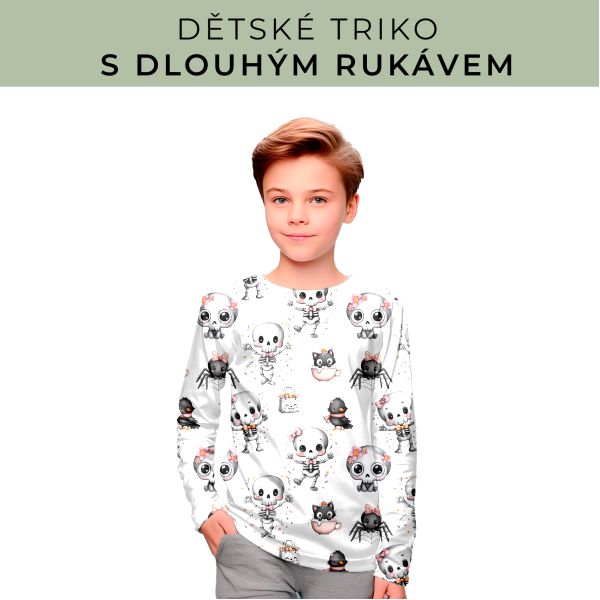 DĚTSKÝ střih - triko dlouhý rukáv