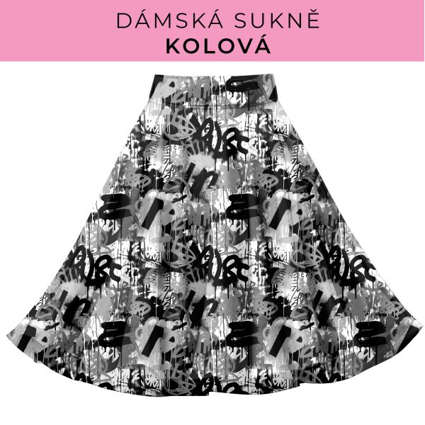 DÁMSKÝ střih - Kolová sukně
