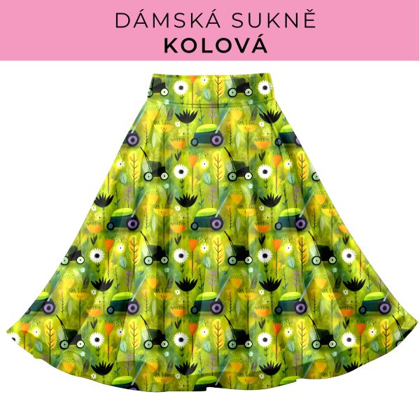 DÁMSKÝ střih - Kolová sukně