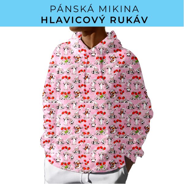 PÁNSKÝ střih - mikina s kapucí