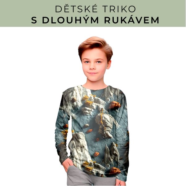 DĚTSKÝ střih - triko dlouhý rukáv