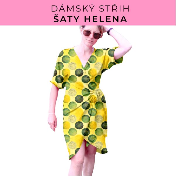 Dámský střih na šaty  Helena