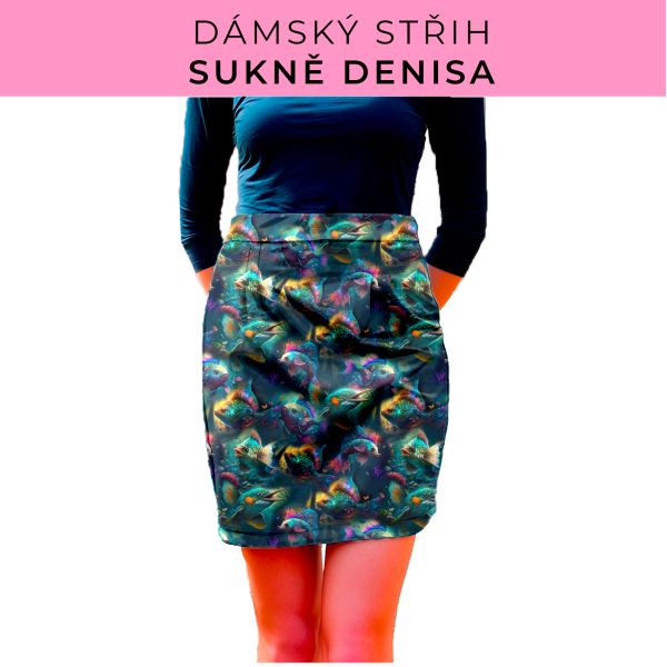 Dámský střih - Dámská sukně Denisa