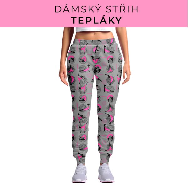DÁMSKÝ střih - tepláky