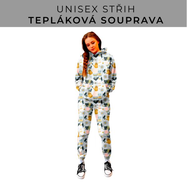 DÁMSKÝ střih - SET mikina a tepláky 