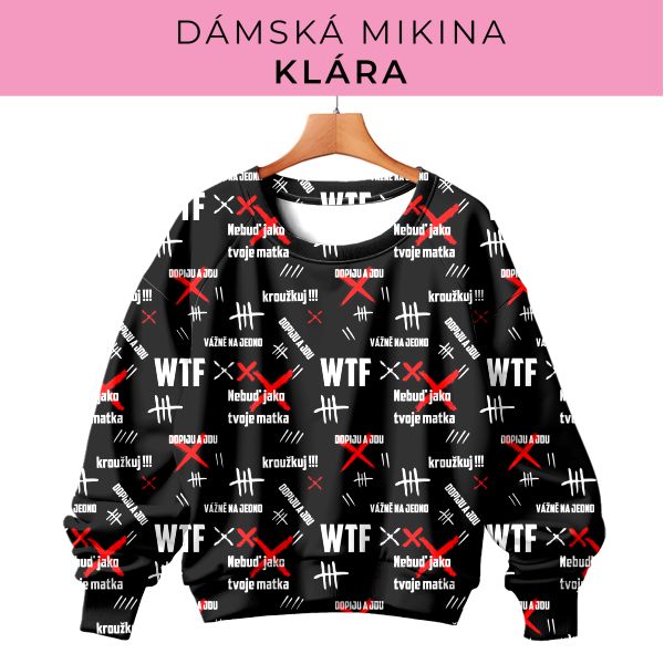 DÁMSKÝ střih - mikina Klára