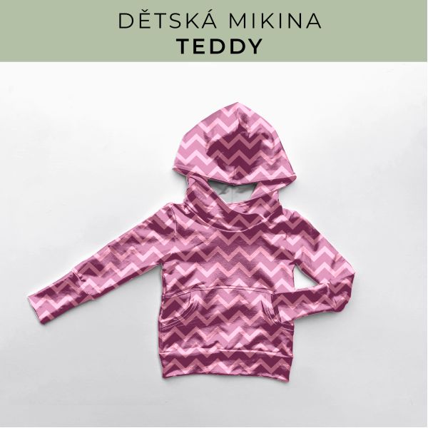DĚTSKÝ střih - Mikina Teddy