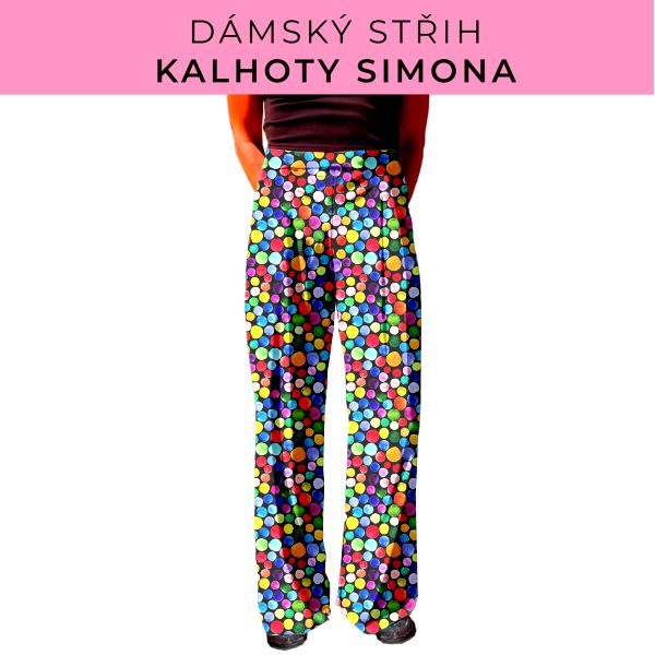 Dámský střih - kalhoty Simona