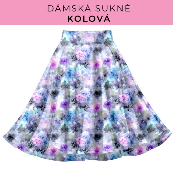 DÁMSKÝ střih - Kolová sukně