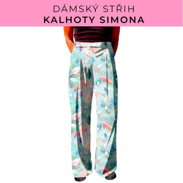 Dámský střih - kalhoty Simona