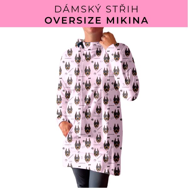 DÁMSKÝ střih - Oversize mikina