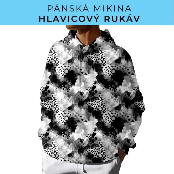 PÁNSKÝ střih - mikina s kapucí
