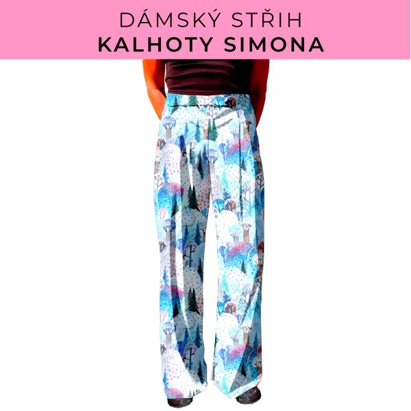 Dámský střih - kalhoty Simona