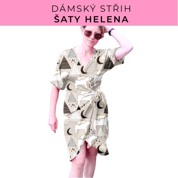 Dámský střih na šaty  Helena