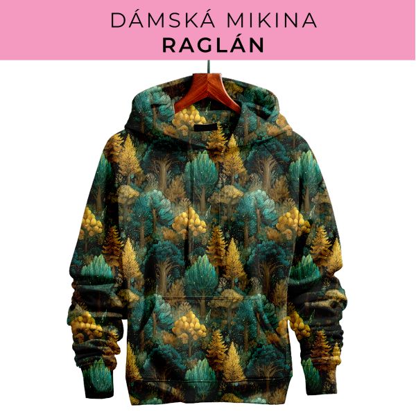 DÁMSKÝ střih - mikina raglán