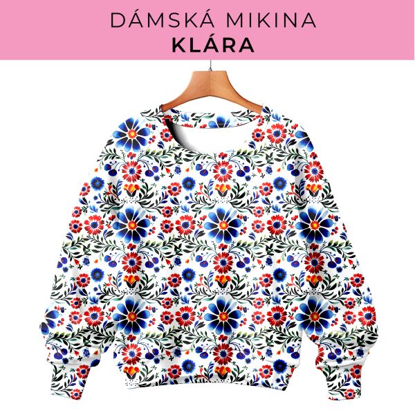 DÁMSKÝ střih - mikina Klára