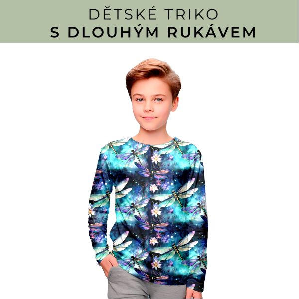 DĚTSKÝ střih - triko dlouhý rukáv