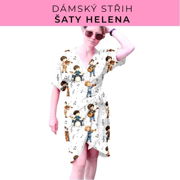 Dámský střih na šaty  Helena