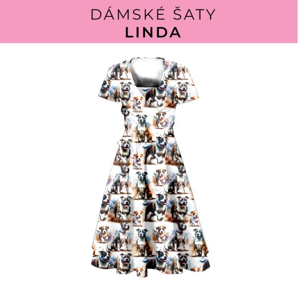 DÁMSKÝ střih - šaty Linda