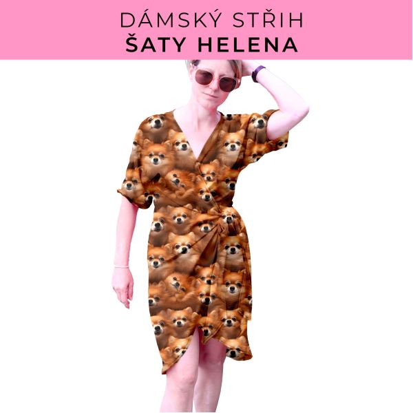 Dámský střih na šaty  Helena
