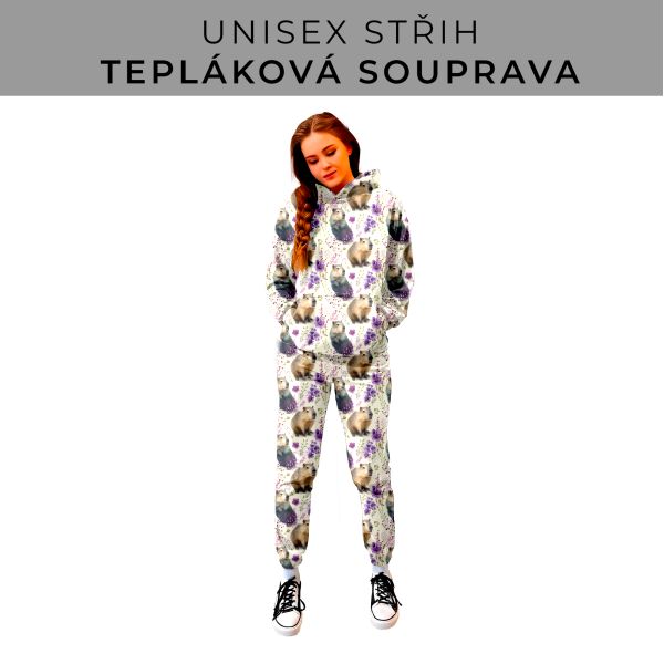DÁMSKÝ střih - SET mikina a tepláky 