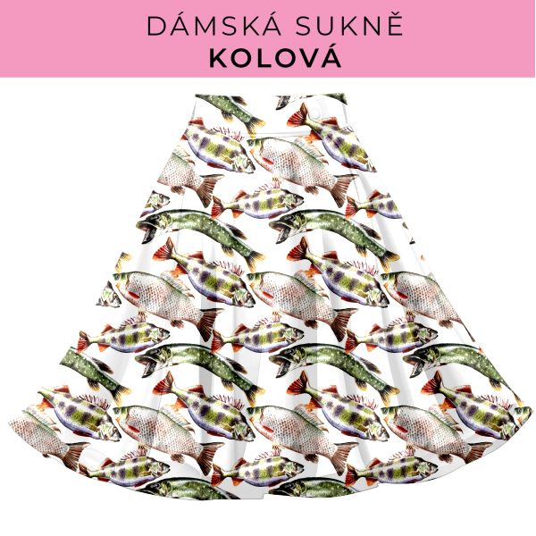 DÁMSKÝ střih - Kolová sukně
