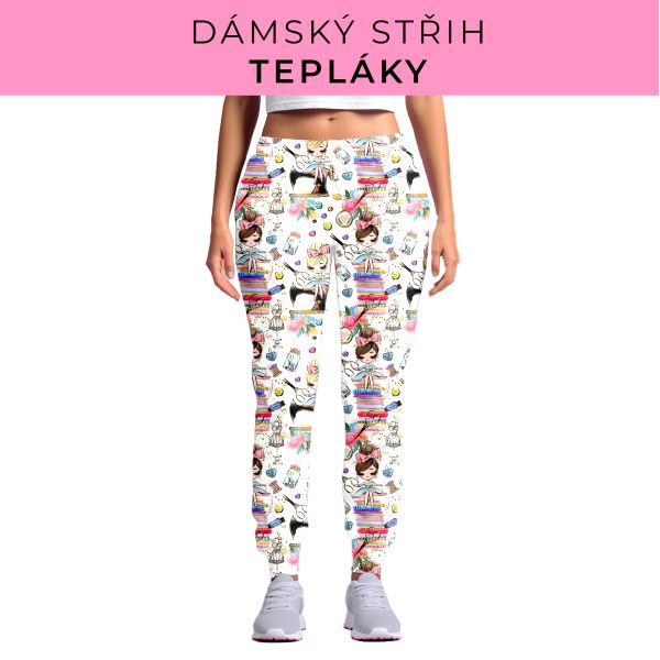 DÁMSKÝ střih - tepláky