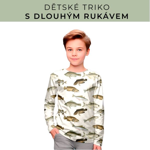 DĚTSKÝ střih - triko dlouhý rukáv