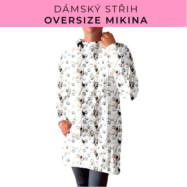 DÁMSKÝ střih - Oversize mikina