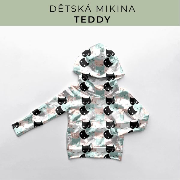 DĚTSKÝ střih - Mikina Teddy