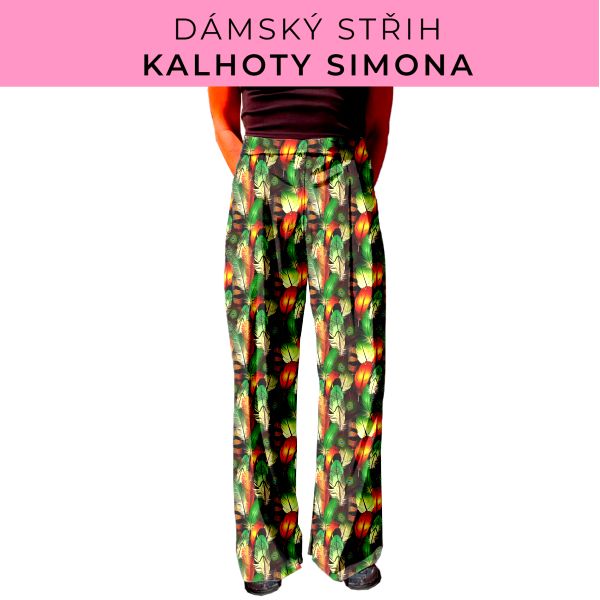 Dámský střih - kalhoty Simona