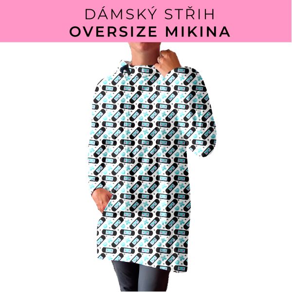 DÁMSKÝ střih - Oversize mikina