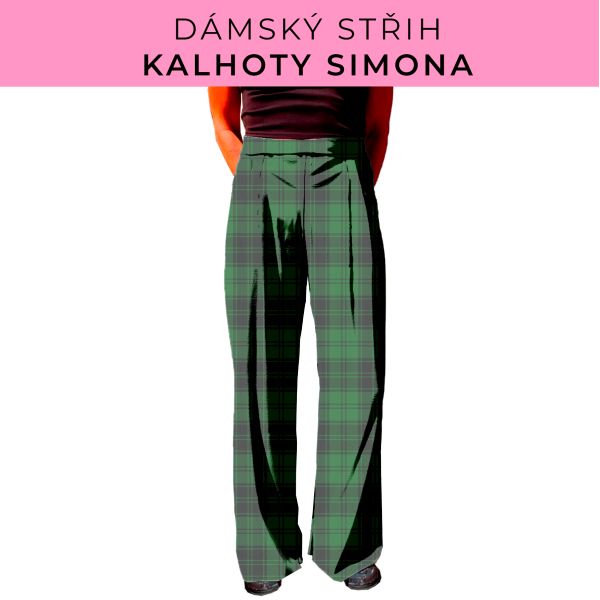 Dámský střih - kalhoty Simona