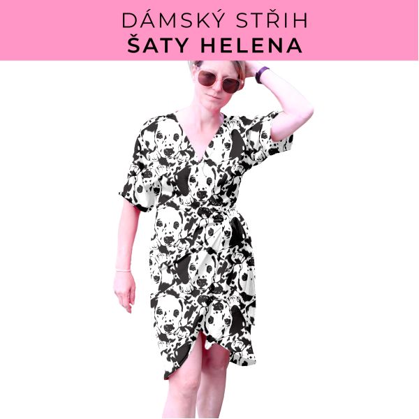 Dámský střih na šaty  Helena