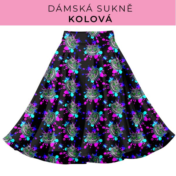 DÁMSKÝ střih - Kolová sukně