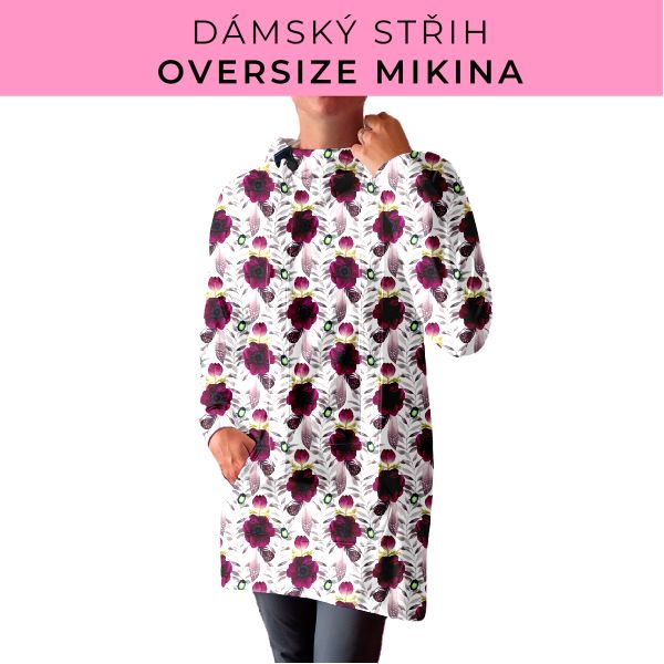 DÁMSKÝ střih - Oversize mikina