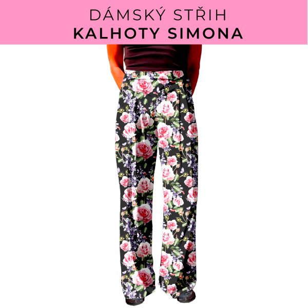 Dámský střih - kalhoty Simona